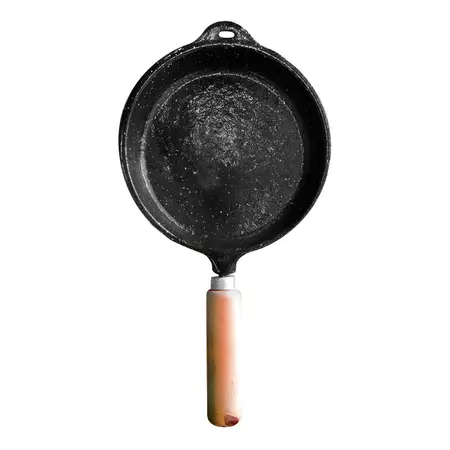 Provoletera Enlozada De Hierro 16 Cm Con Mango De Madera