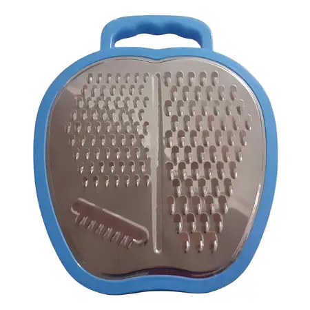 Rallador Multiple Con Base Tapa 3 En 1 Crystal Rock Color