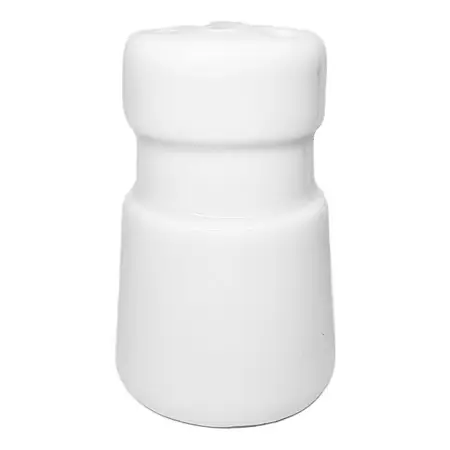 Salero De Porcelana Blanca 4 Agujeros Palillero Pequeño X1