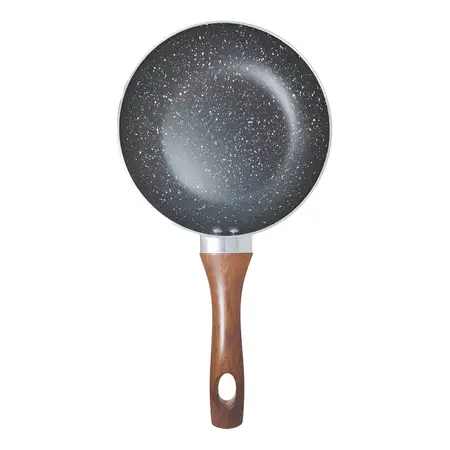 Sartén Antiadherente Granito 24 Cm Para Inducción Cool Bazar Color Negro