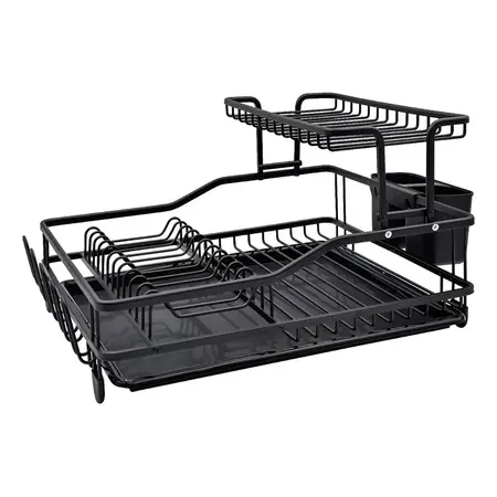 Secaplatos De Aluminio 2 Niveles C/ Bandeja Carol