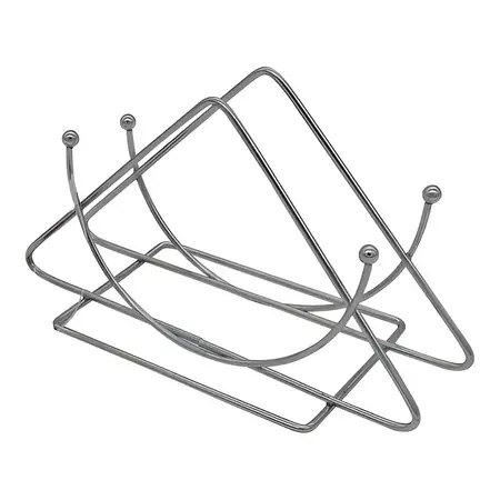 Servilletero Para Mesa Moderno De Alambre Cromado