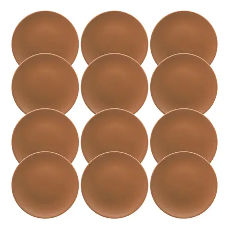 Set 12 Platos De Postre Ceramica 19,5 Cm Linea Unni | Oxford Avela