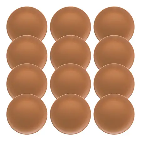 Set 12 Platos Playos Ceramica 26 Cm Linea Unni | Oxford Avela