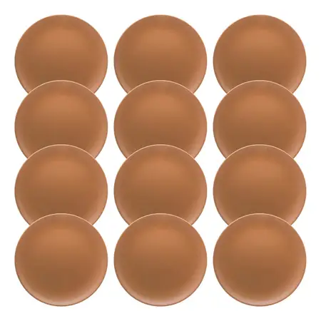 Set 12 Platos Playos Ceramica 26 Cm Linea Unni | Oxford Avela