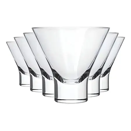 Set 12 Vasos Coctel Martini Postre 180ml Lhabela Nadir