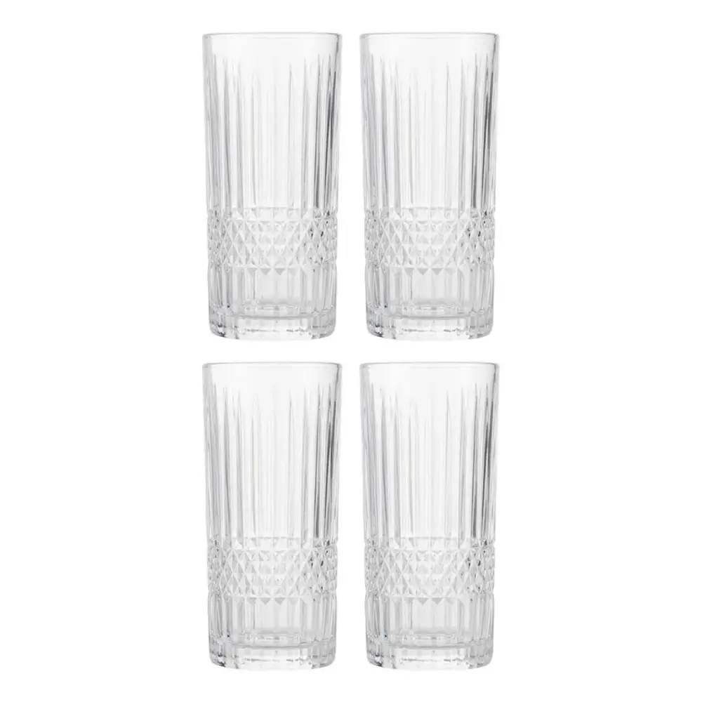 Set 4 Vasos Trago Largo Florence 460ml The Kitchen Elements Transparente