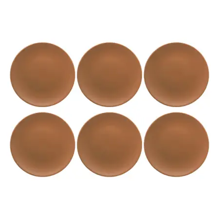 Set 6 Platos De Postre Ceramica 19,5 Cm Linea Unni | Oxford Avela
