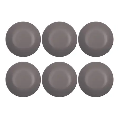 Set 6 Platos Hondos Ceramica 20 Cm Linea Unni | Oxford