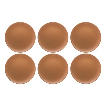 Set 6 Platos Playos Ceramica 26 Cm Linea Unni | Oxford Avela