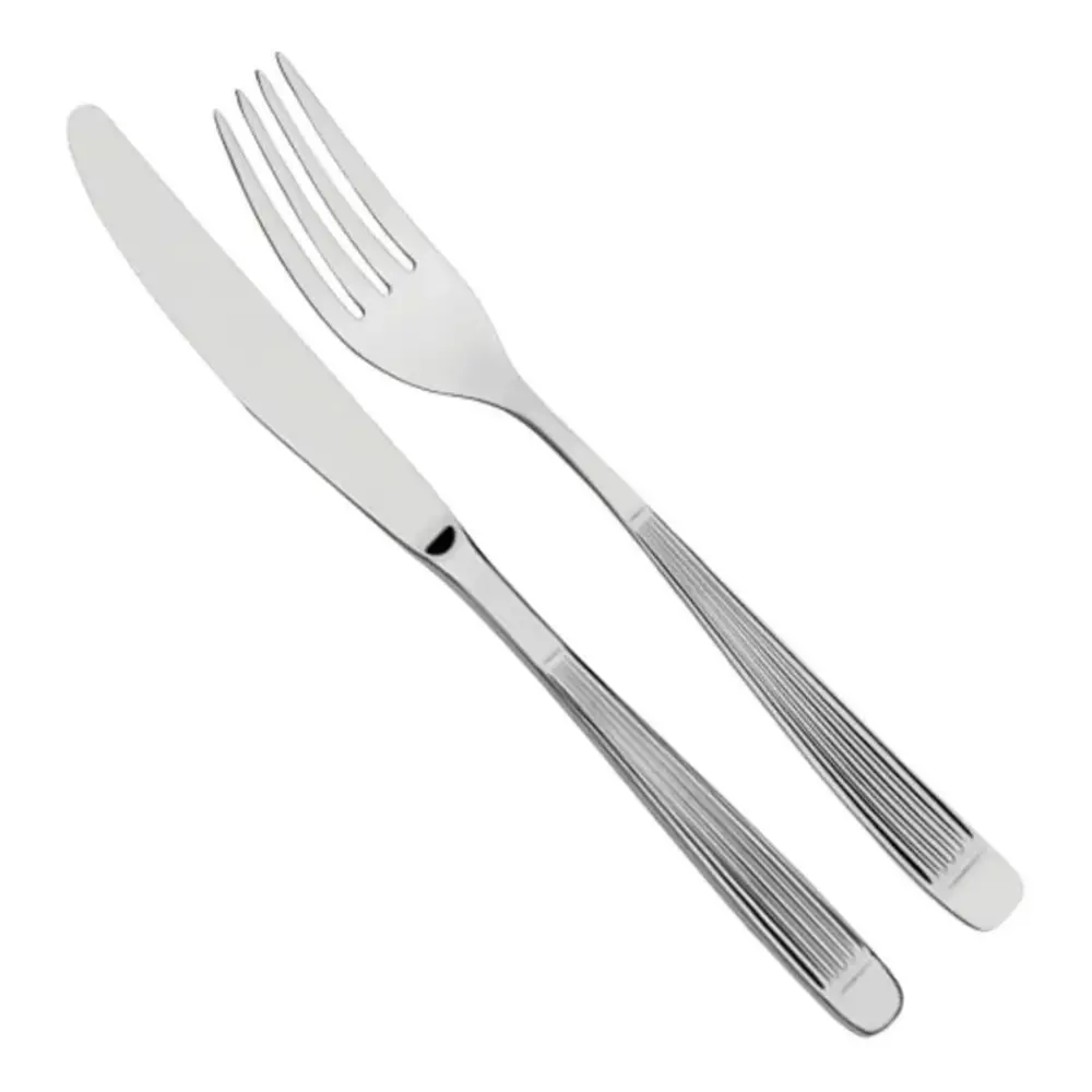Set Athenas Set X 24 Cuchillo Asado Y Tenedor Tramontina 