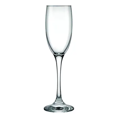 Set De 6 Vasos De Champán Y Espumoso Nadir Barone De 190 Ml, Color Transparente