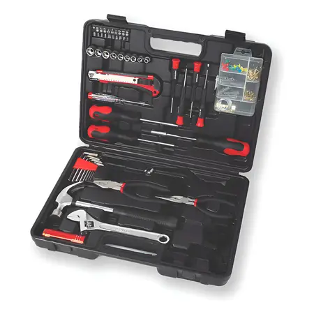 Set De Herramientas 124 Piezas + Maletin Byd - Byd10004 Color Rojo Y Negro