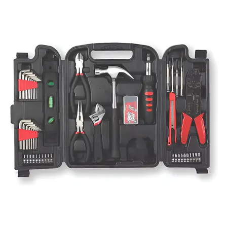 Set De Herramientas 128 + Maletin Byd - Byd10003 Color Rojo Y Negro