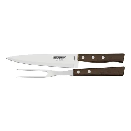 Set Parrillero Tramontina Cuchillo Y Tenedor Trinchante 2 Pz