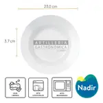 Set Platos Duralex Menu Nadir Playo Postre Hondo X18 Unidade