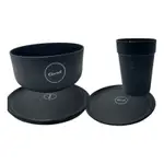 Set Vajilla De 16 Piezas Carol Platos Bowls Y Vasos Plastico Negro