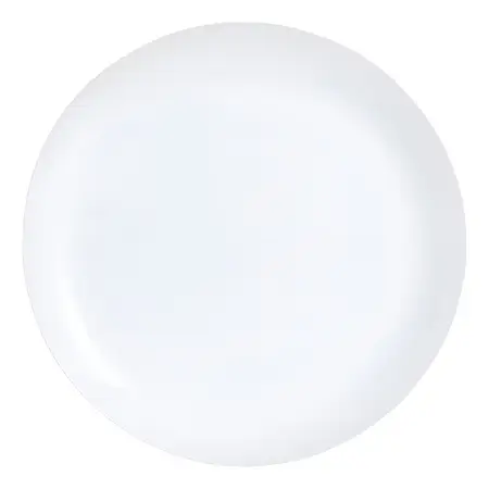 Set X12 Platos Playos Luminarc Diwali Blanco Gastronomia Resistente