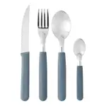 Set X16 Cubiertos Carol Soft Cuchillo Tenedor Mango Plastico