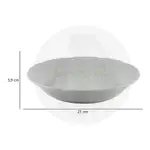 Set X18 Plato Playo Hondo Postre Tsuji Linea 1800 Renacimien Blanco
