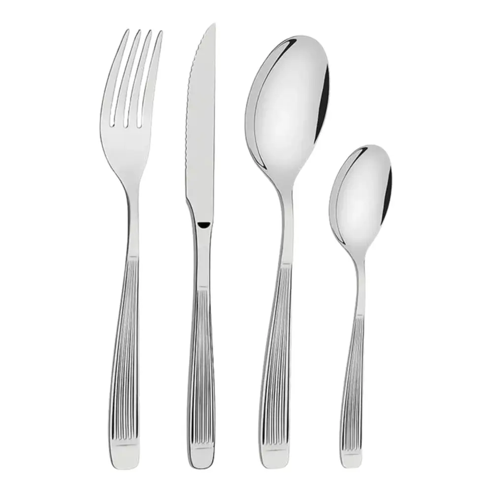 Set X24 Cubiertos Athenas Cuchillo Asado Tramontina Original