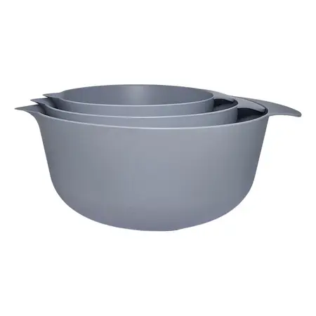 Set X3 Bowl Para Batir Con Pico Y Asas Linea Fusión Carol Gris