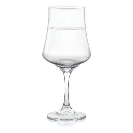 Set X6 Copa De Vidrio Agua Bolonia Cristar 500 Cc Color Transparente