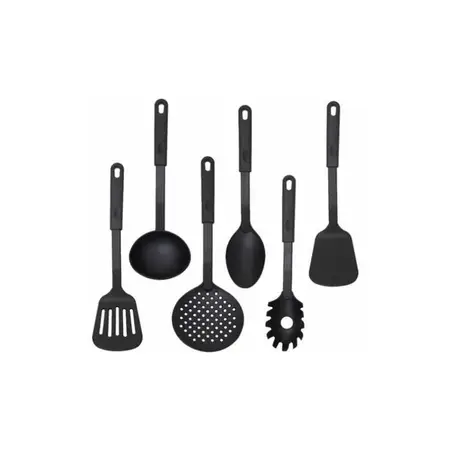 Set X6 Utensilios Cocina Teflon Espátula Cuchara Espumadera