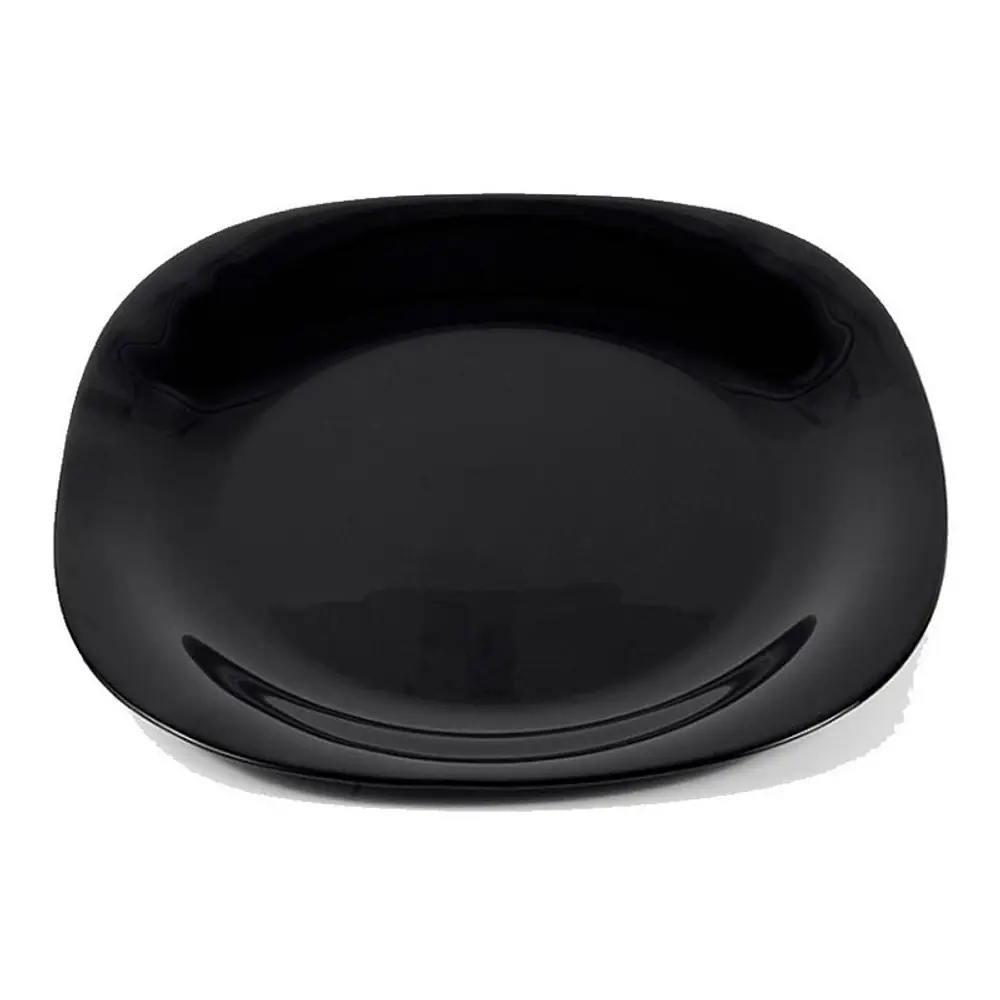 Set X 18 Platos Playo Hondo Postre Cuadrado Carine Luminarc