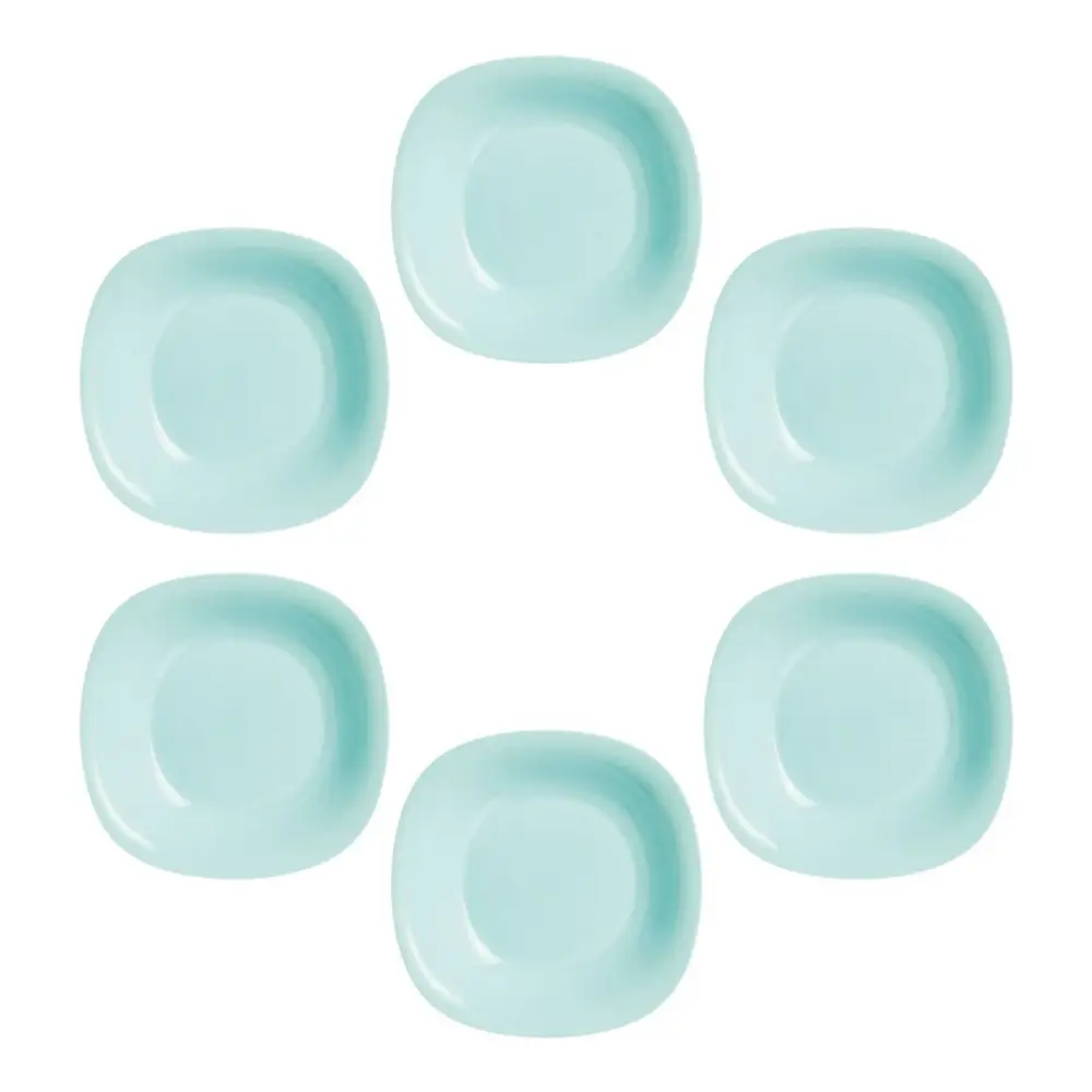 Set X 6 Plato Postre Carine Light Luminarc Vidrio Temp 19 Cm