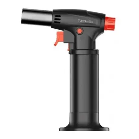 Soplete Flambeador Recargable Reposteria Electronico Gastron Negro
