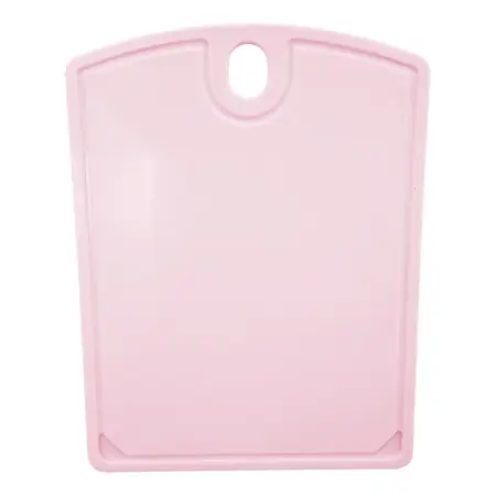 Tabla De Corte Para Picar 28x37 Kovalplast Polipropileno X1 Rosa pastel