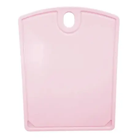 Tabla De Corte Para Picar 28x37 Kovalplast Polipropileno X1 Rosa pastel