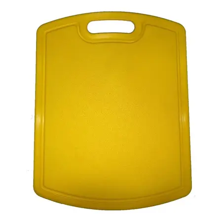 Tabla De Corte Picar 28x36 Pipractic Oval Polipropileno X1 Amarillo