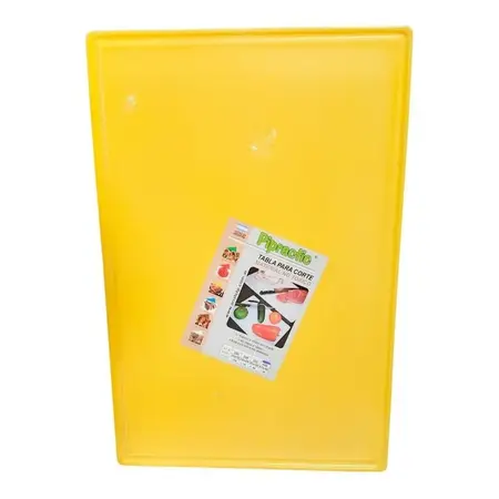 Tabla Para Picar - Tabla De Corte 40x60 Blanca Cocina X 1u Amarillo