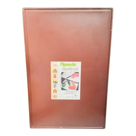 Tabla Para Picar - Tabla De Corte 40x60 Blanca Cocina X 1u Marrón