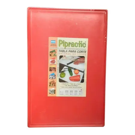 Tabla Para Picar - Tabla De Corte 40x60 Blanca Cocina X 1u Rojo