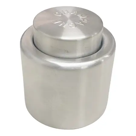 Tapon Conservador Champagne Espumantes Acero Inox A Presion