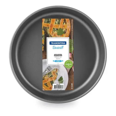 Tartera Asadera Tramontina 24 Cm Teflon Antiadherente 2,1lts