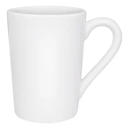 Taza Blanca Alta De 230 Ml