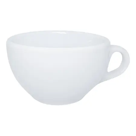 Taza Bombe 250 Ml Para Café Té Porcelana Nacional X 1 Unidad Color Blanco