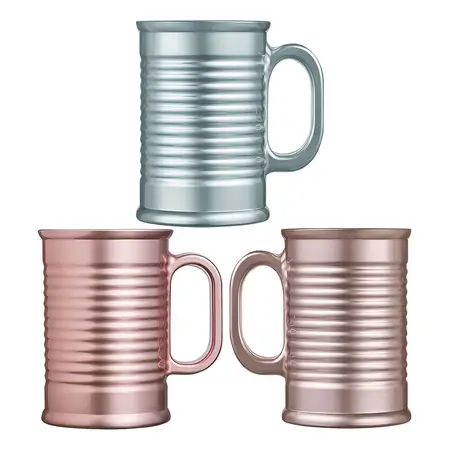 Taza Cafe 320 Ml Conserve Moi Alu Luminarc Mug Pepino Color Cobre