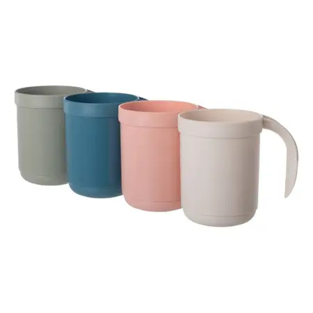 Taza Jarro Infantil Mugg Muky Plastico De 360 Ml | Yesi Al Azar Liso