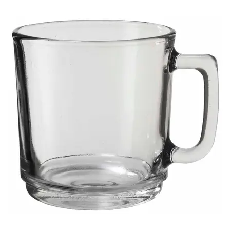 Taza Jarro Mug Apilable Vidrio Flint Cafe 270 Ml X1 Unidad Cristal Flint
