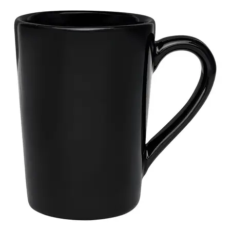 Taza Negra Alta De 230 Ml