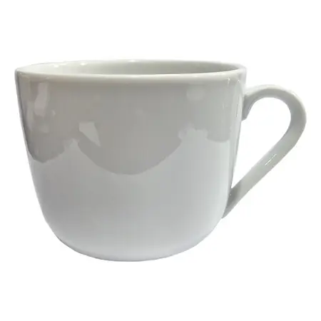 Taza Porcelana Desayuno 250ml Línea 2100 Tsuji Blanca X1 Uni Blanco