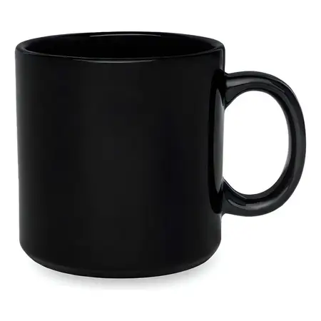 Tazas De Cerámica Biona Jarro Mug Taza 360 Cc Color Negro
