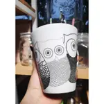 Tazas Jarro Mug Diseños 360ml Porcelana Microondas X1 Uni. Lechuza BYN
