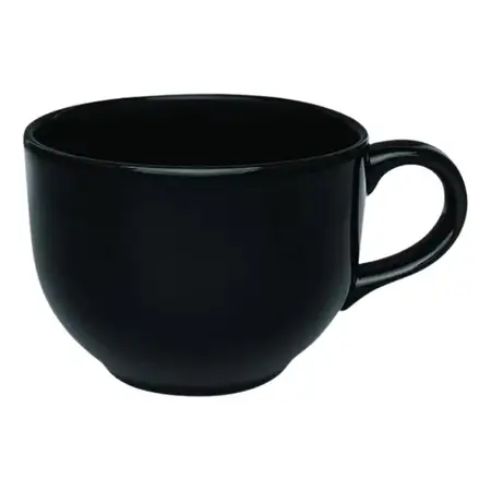 Tazon Taza Grande 740cc Jarro Mug Ceramica Biona Jumbo X1 Un negro