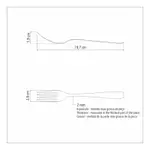 Tenedor De Mesa Tramontina Amazonas Acero Inoxidable X12 Uni